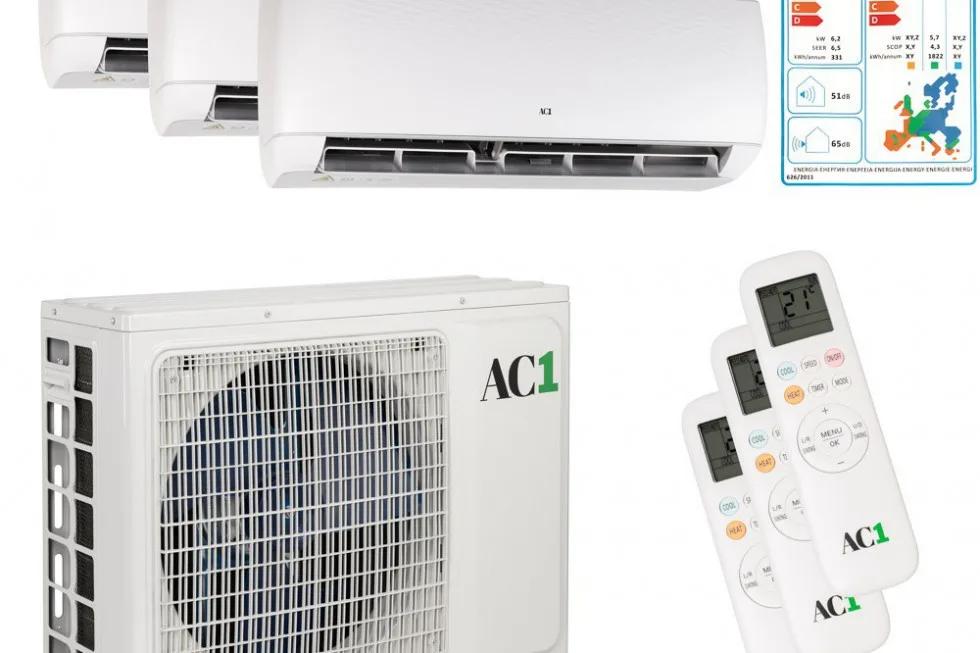 AC1 Tripple 8.0 kW (3× 3.5) Q-Smart Deluxe — A++ incl. WiFi