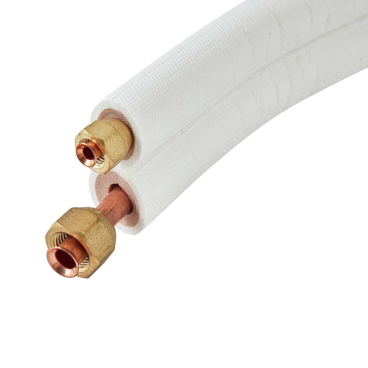 Aircotube Koelleiding-set 1/4 x 3/8 inch — 3 meter met flare-aansluitingen