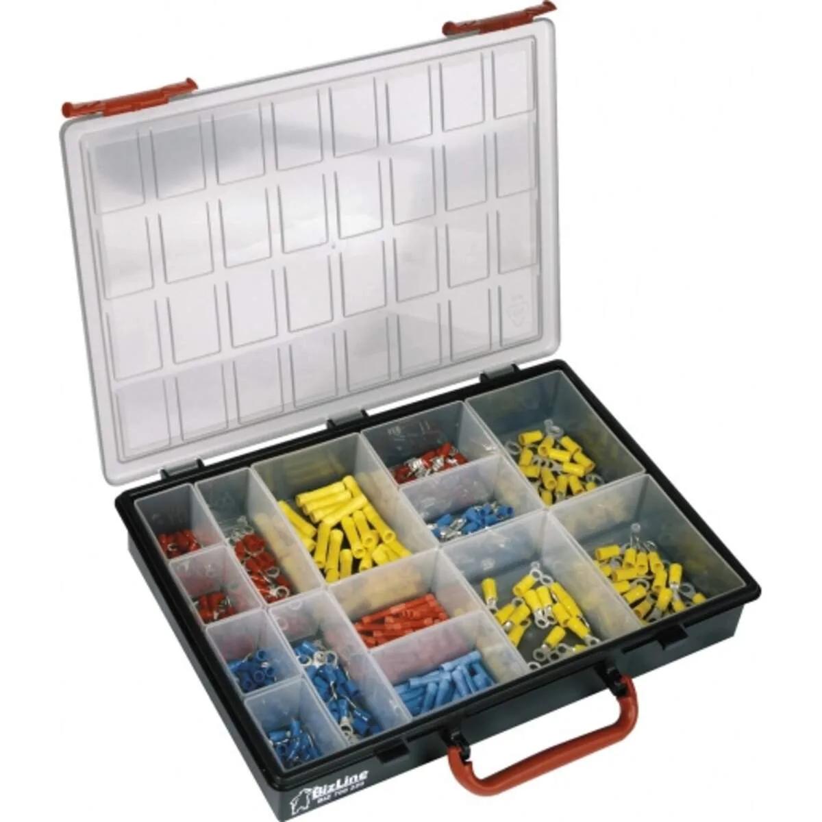 Bizline kabelschoenen geïsoleerd — assortiment 350 stuks in koffer