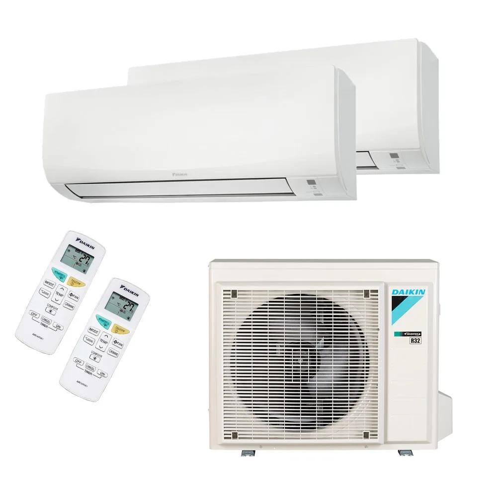 Daikin duo — 2MXF50A 5.0kW/18000Btu + 1×3.5kW + 1×2.5kW CTXF Sensira ACTIE : INCL. GRATIS WIFI MODULES.