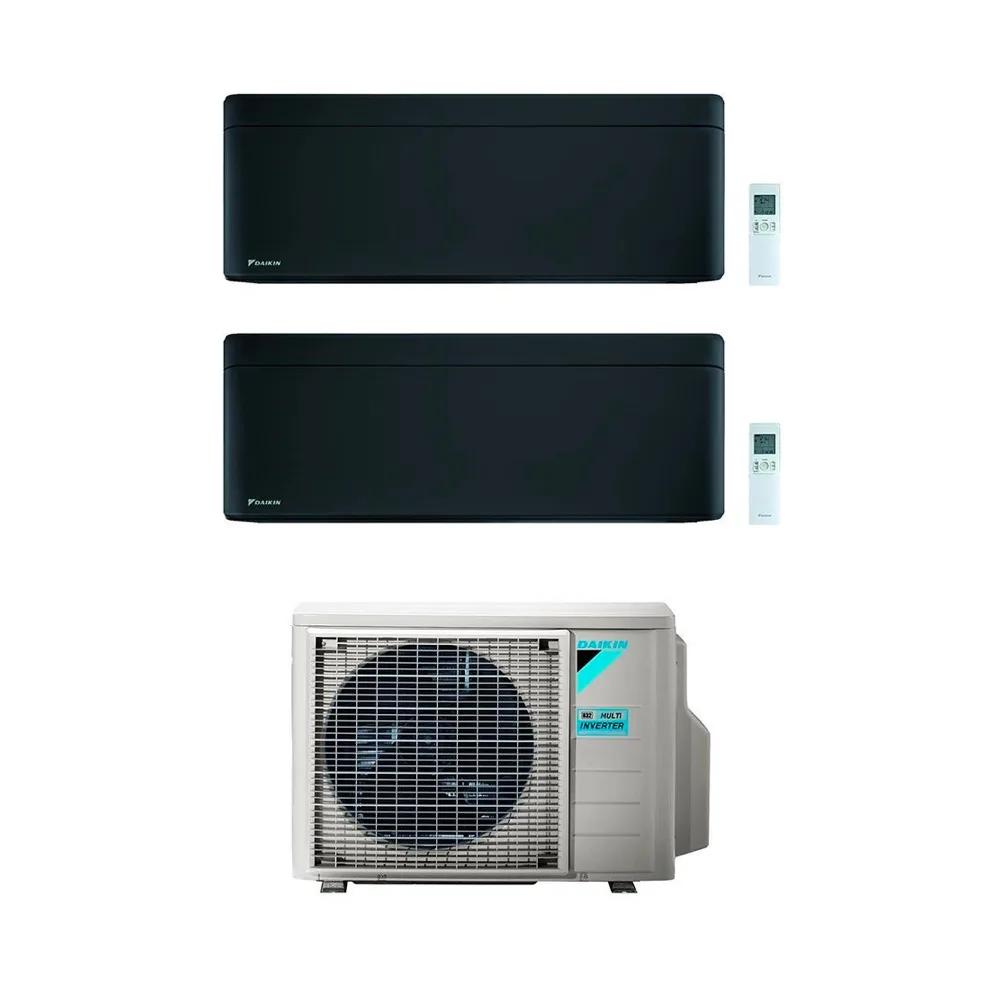 Daikin duo — 2MXM50 5.0kW/18000Btu + 2x 3.5kW FTXA35BB Stylish Zwart A++ WiFi