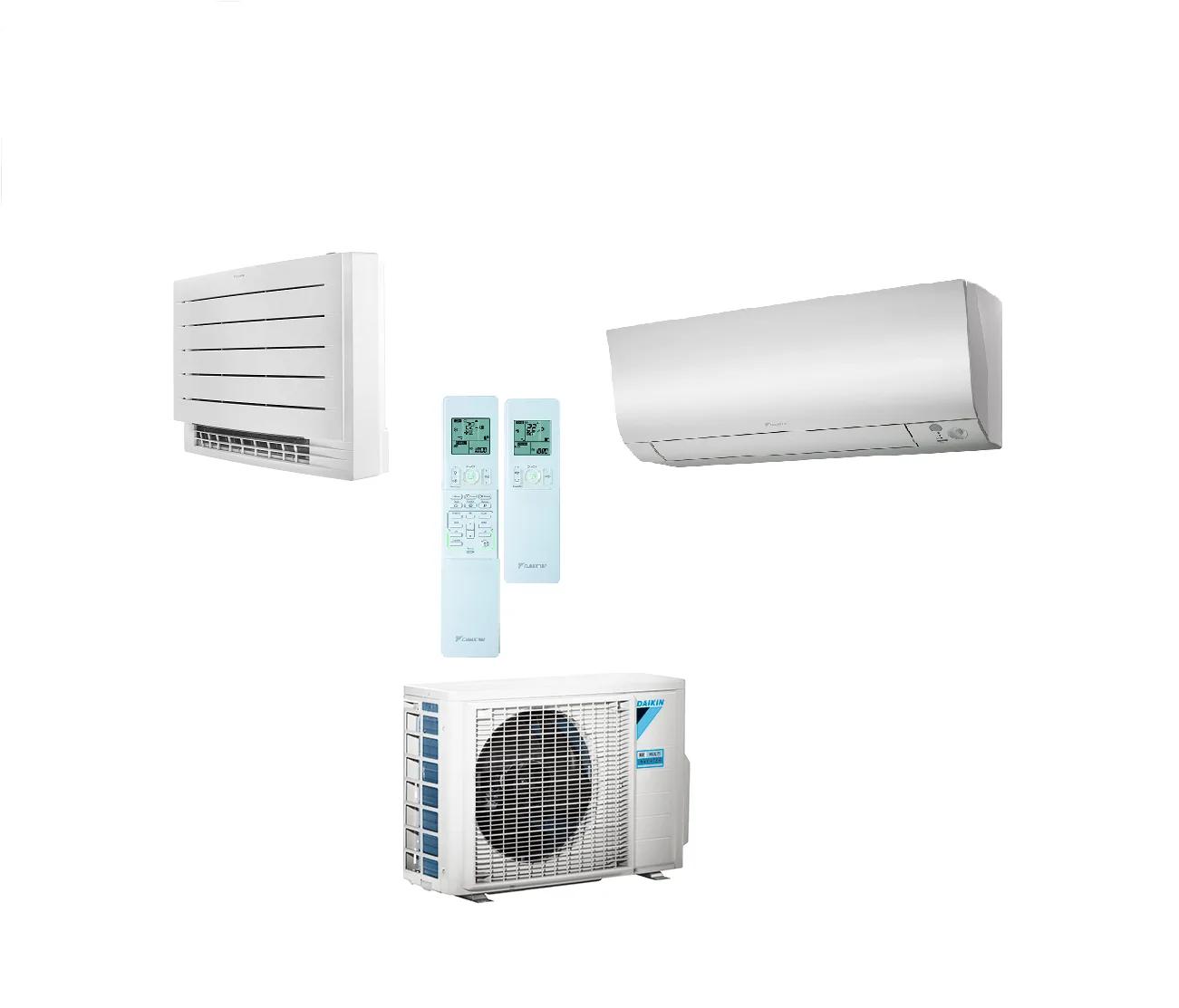 Daikin Duo split 2MXM50 5.0kW/18000Btu + 1x 3.5kW Vloermodel & 1x 3.5kW Wandmodel Perfera-A WiFi A+++