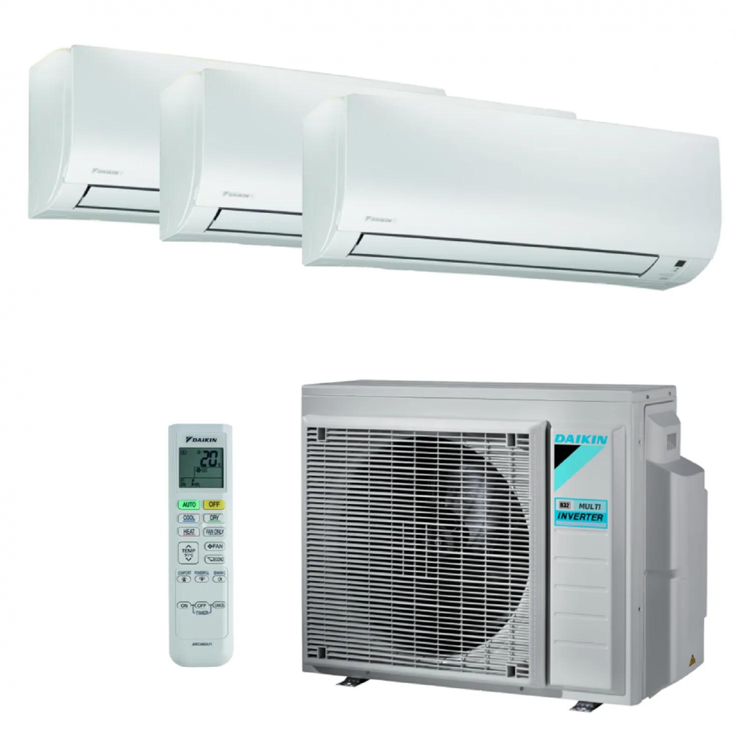 Daikin Triple-Split 3MXM68 6.8kW + 2× FTXP25 2.5kW & FTXP35 3.5kW Comfora A++