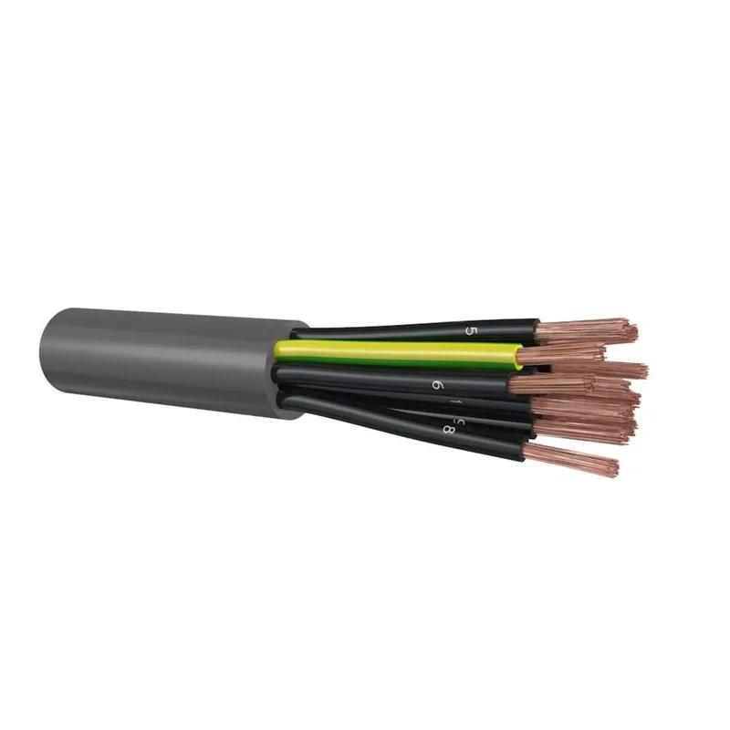 Dynamic stuurstroomkabel 5 × 2,5 mm² grijs — rol 25 meter