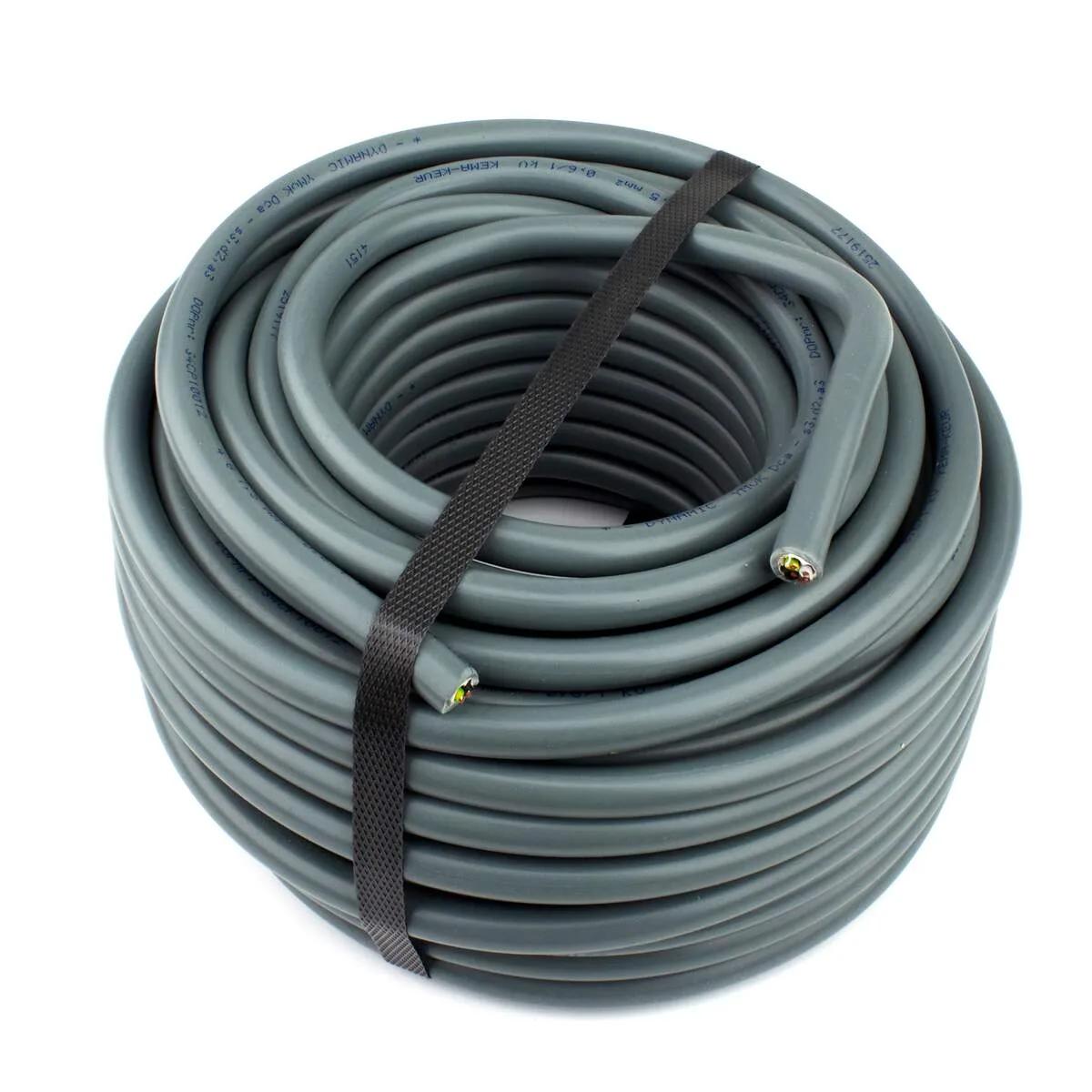 Dynamic YMvK Voedingskabel 4×1.5 mm² — 25 m rol