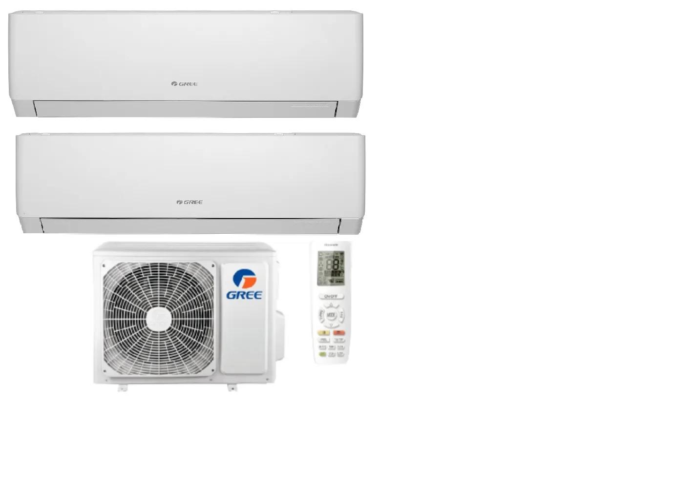Gree Pular Duo 5.0 kW (1× 3.5 + 1× 2.5) incl. WiFi