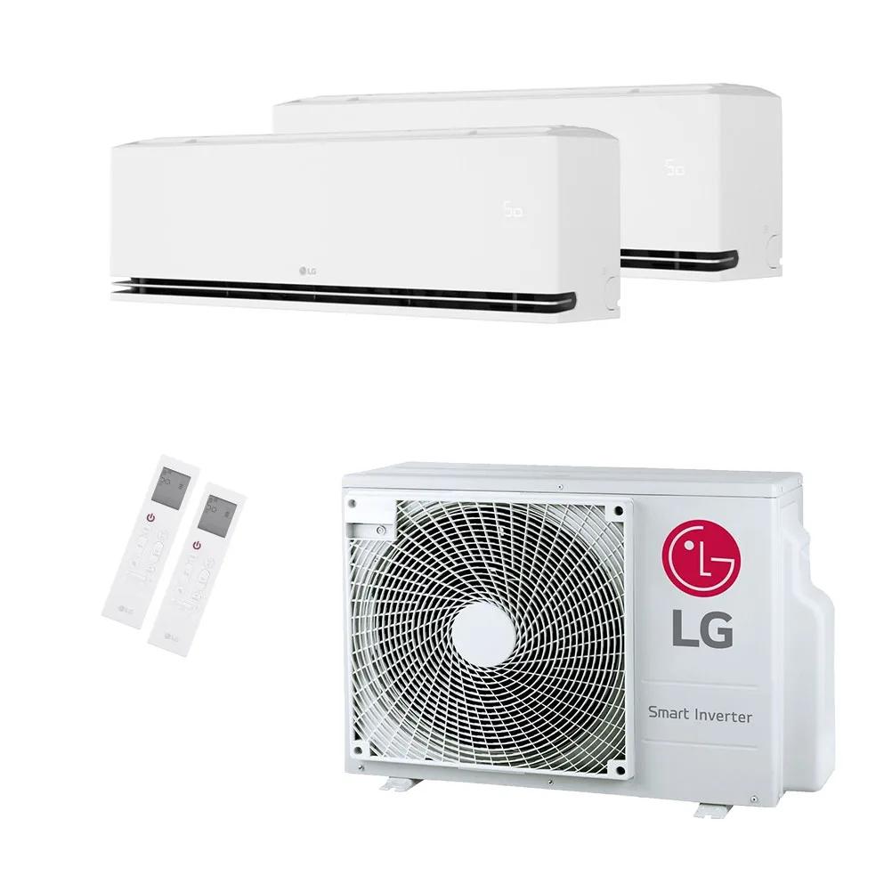 LG Dualcool MU2R17 4.7kW + H09S1DA 2.5kW & H12S1DA 3.5kW — WiFi A++ (nieuwste model)