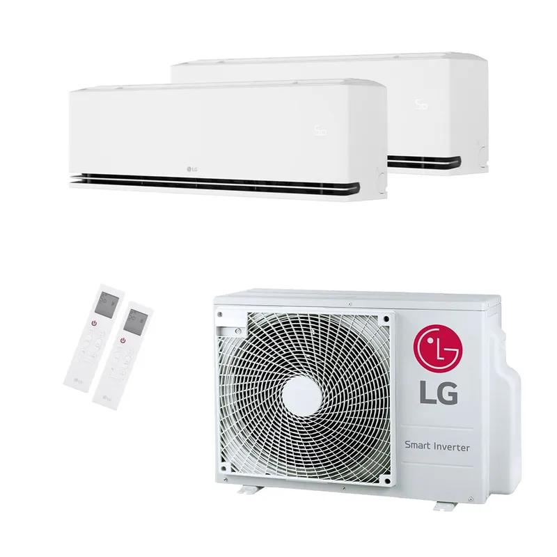 LG Dualcool MU2R17 4.7kW + H09S1DA 2.5kW & H12S1DA 3.5kW — WiFi A+++ (nieuwste model)