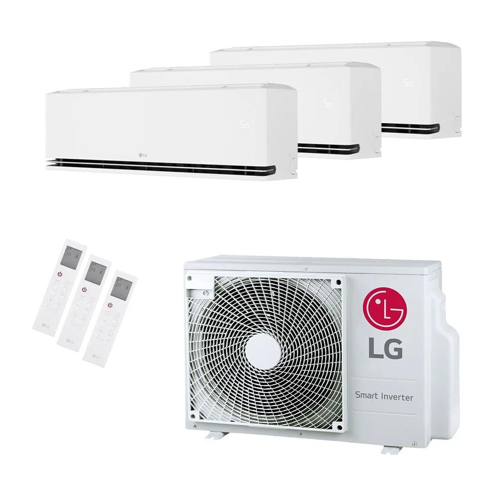 LG Dualcool Triple-Split MU3R21 6.3kW + 2× H09S1DA 2.5kW & H12S1DA 3.5kW — WiFi A++ (nieuwste model)