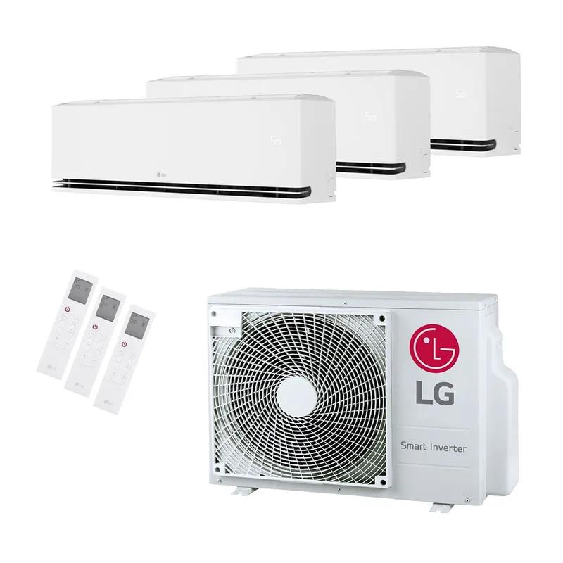 LG Dualcool Triple-Split MU3R21 6.3kW + 2× H09S1DA 2.5kW & H12S1DA 3.5kW — WiFi A+++ (nieuwste model)