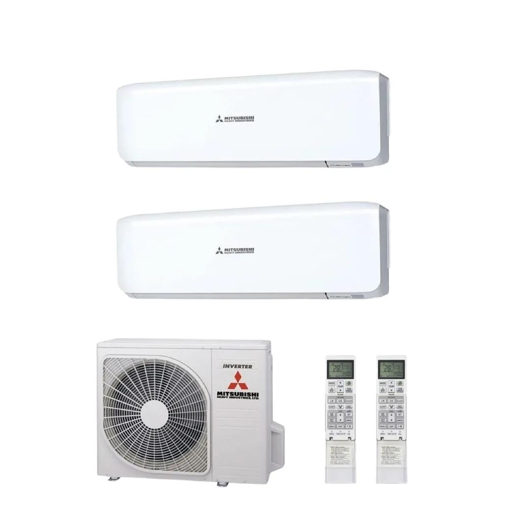Mitsubishi Heavy Duo SCM50ZS-W 5.0kW + 2× SRK35ZS-W 3.5kW A++ (WiFi optioneel)