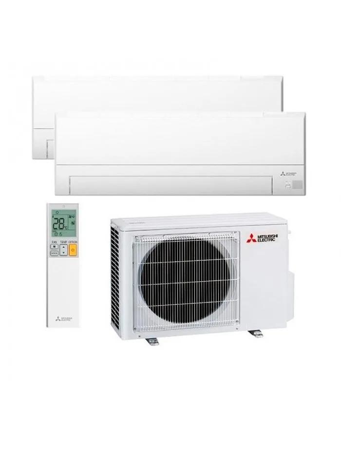 Mitsubishi Electric Duo MXZ-2F53VF 5.3kW + 2× MSZ-AY25VGK 2.5kW Premium — WiFi A++ (A+++ koelen)
