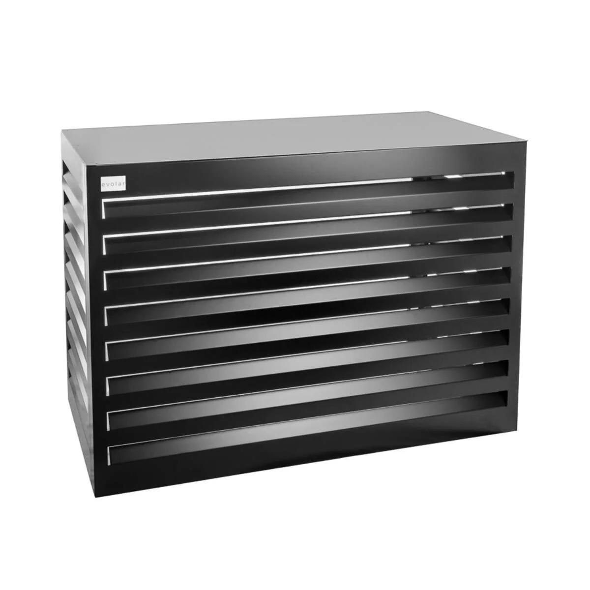 Omkasting Small Zwart — aluminium 700×1000×500 mm