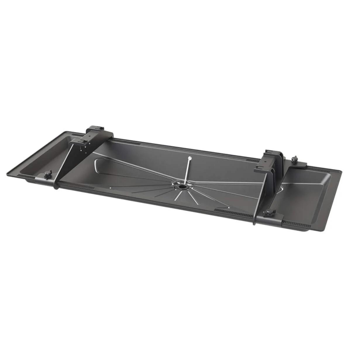 Tecnosystemi BlueRiver condenslekbak 105 x 40 cm antraciet (RAL7016) — met verwarmingskabel 3 m