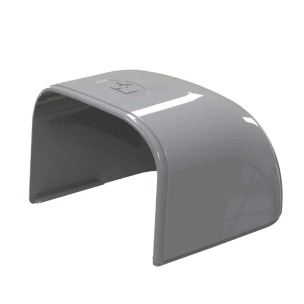 Tecnosystemi Optima afdek/eindkap TC75 — Antraciet (75 mm)