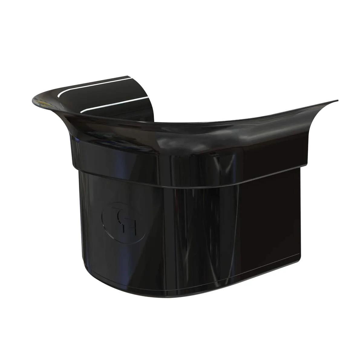 Tecnosystemi Optima overgangsmanchet MCS75 — Zwart (78×90 mm)