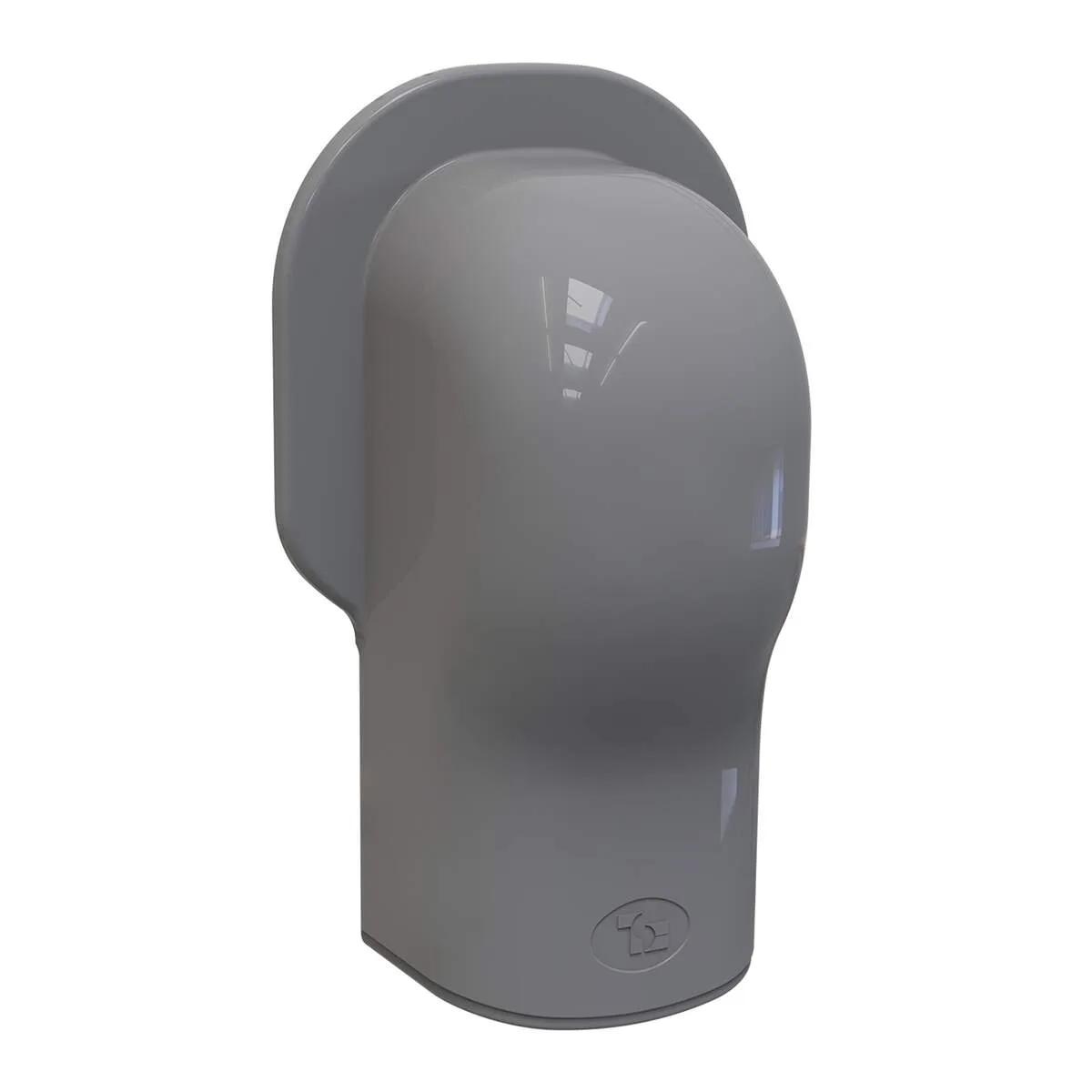 Tecnosystemi Optima muur-afdekkap TMQ75 — Antraciet (75 mm)