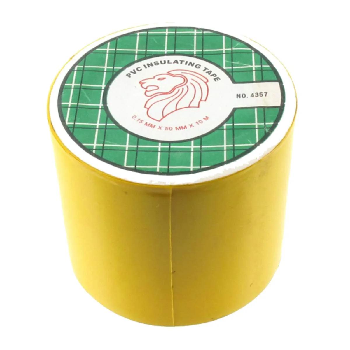 Universeel isolatietape PVC geel 50 mm × 10 m