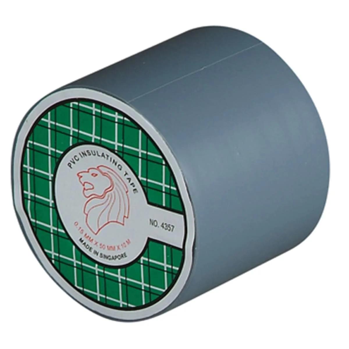 Universeel PVC tape grijs 50 mm × 10 m