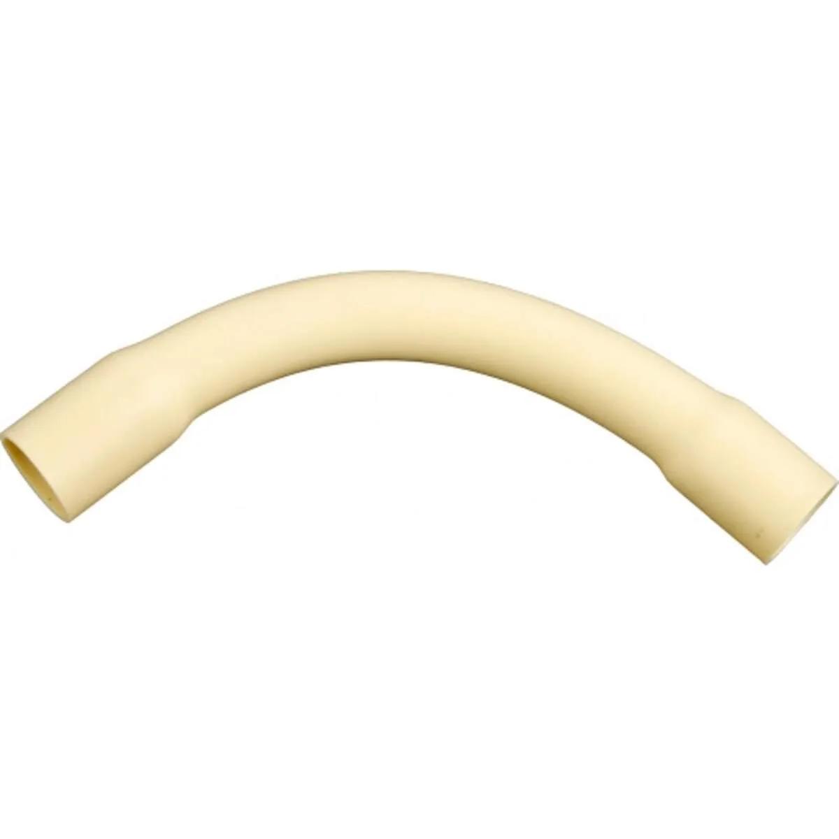 Wavin elektrobocht 90° glad 5/8" (Ø16mm) PVC geel