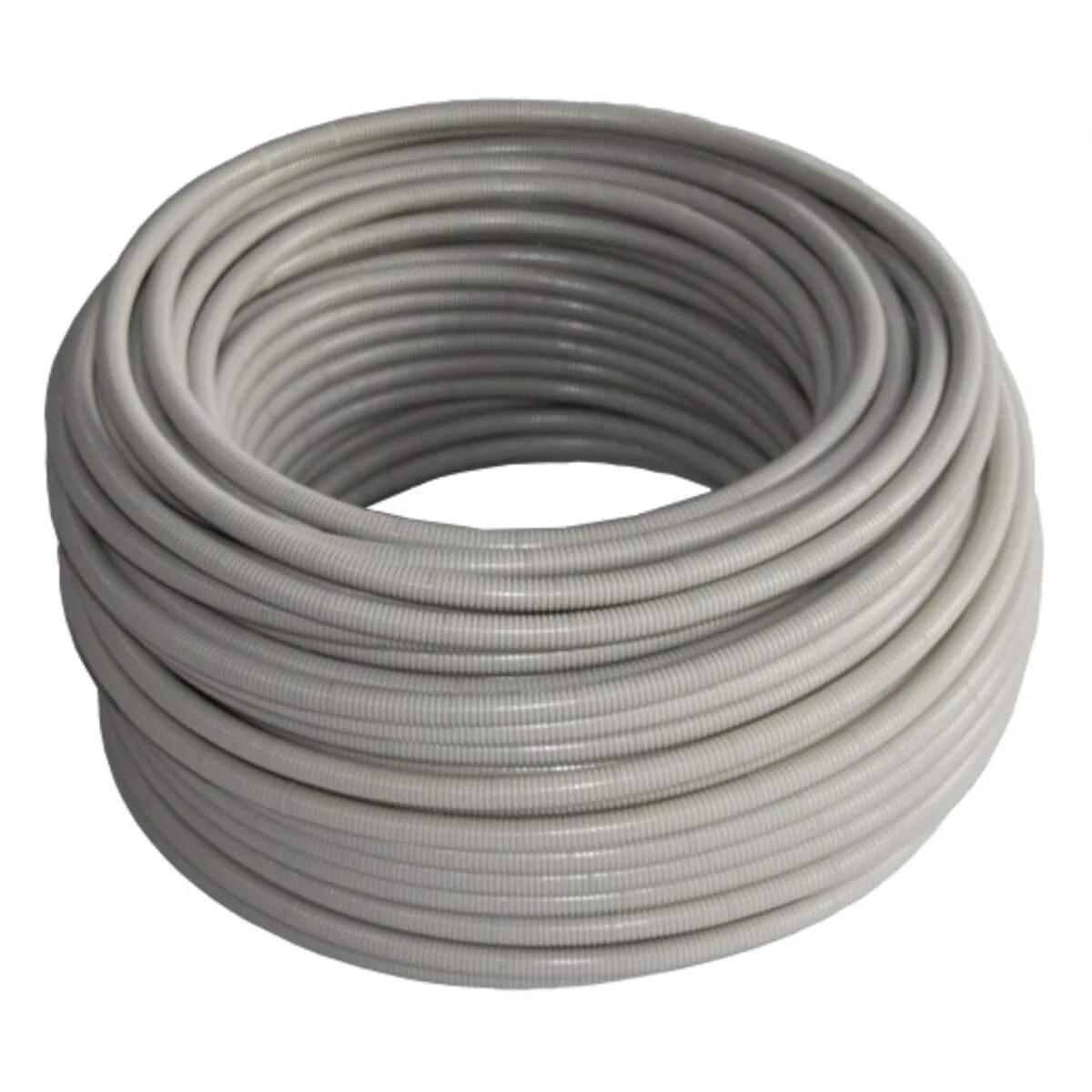 Wavin flexibele elektrobuis halogeenvrij 5/8" (Ø16mm) grijs — per meter